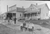 Henry Melchert Family in Front of their Cheese Factory